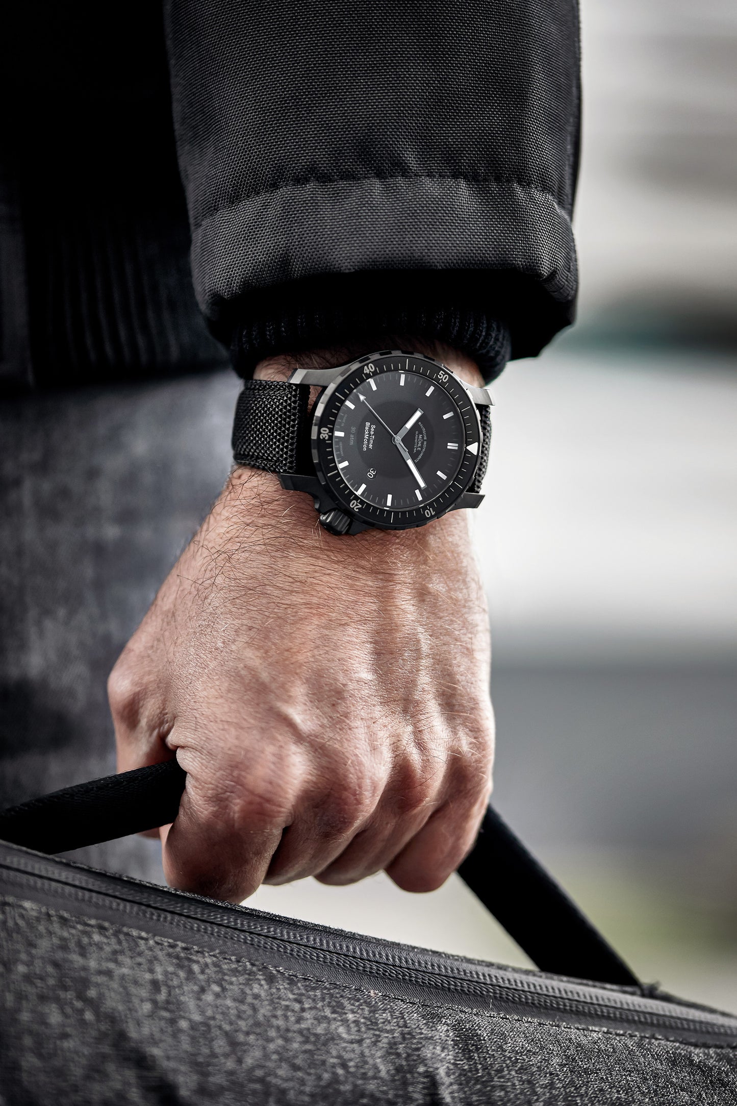 Mühle Glashütte Sea-Timer BlackMotion