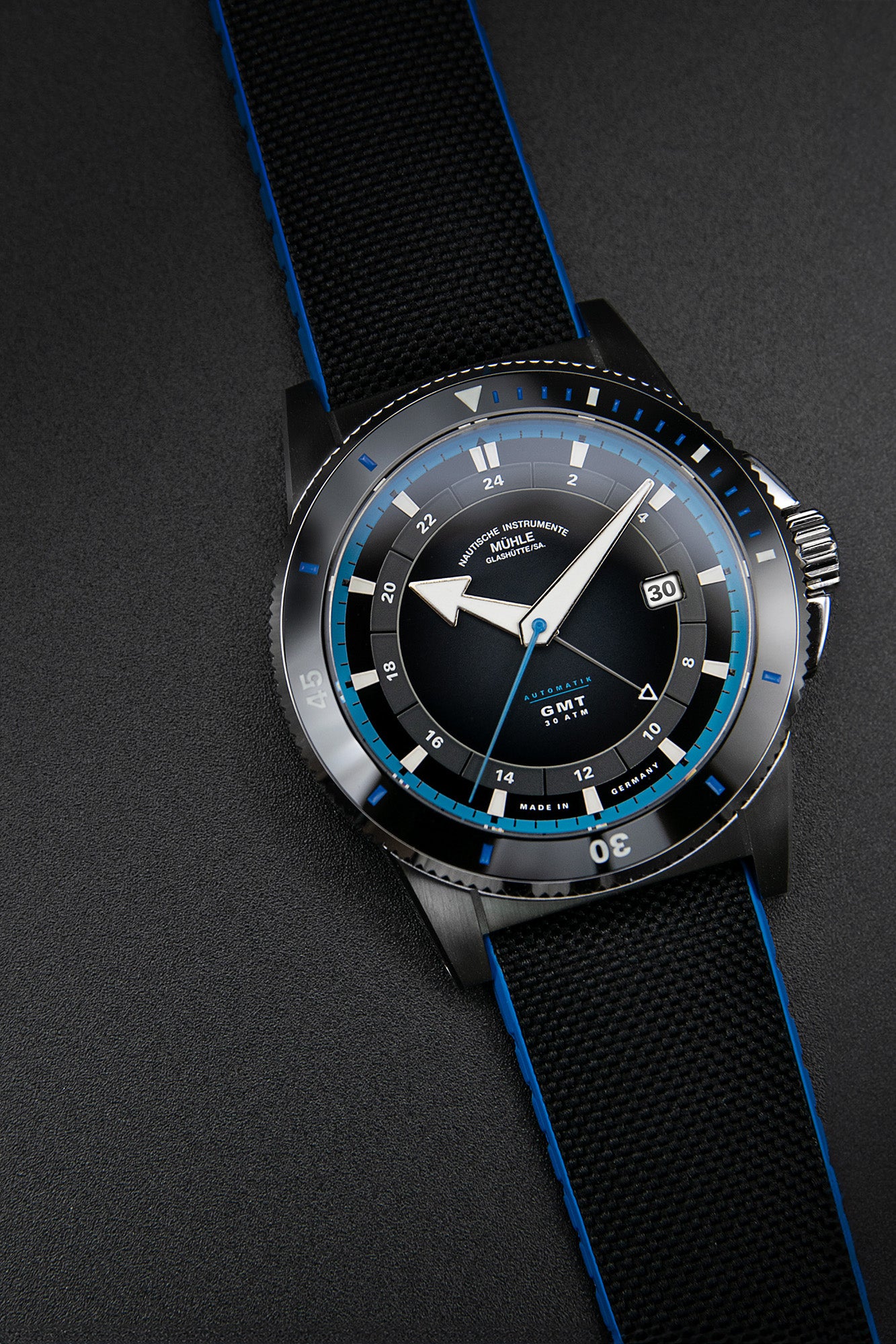 Mühle Glashütte Sportivo Travel GMT