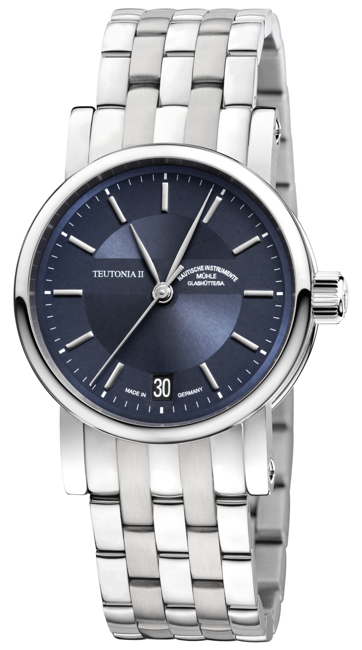 Mühle Glashütte Teutonia II Medium Nachtblau