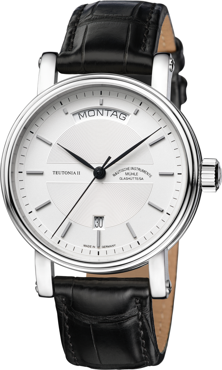Mühle Glashütte Teutonia II Tag/Datum