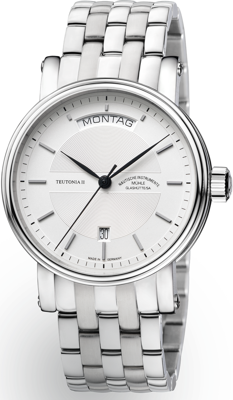Mühle Glashütte Teutonia II Tag/Datum