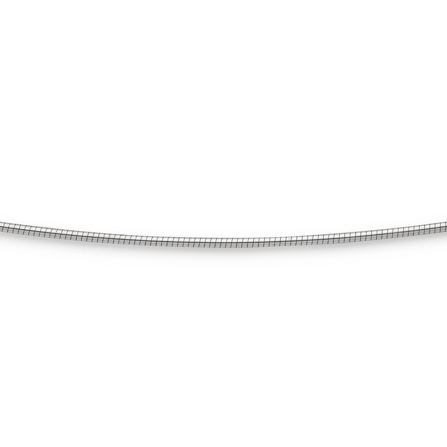 Kette "Omega" rhodiniert