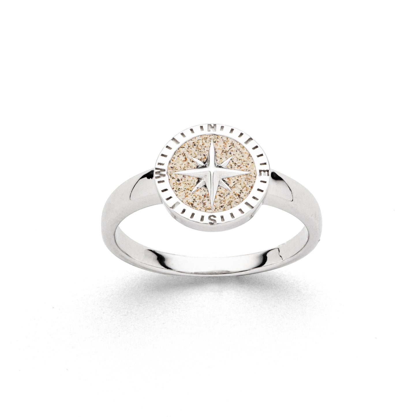 Ring "Kompassrose 2.0" Strandsand