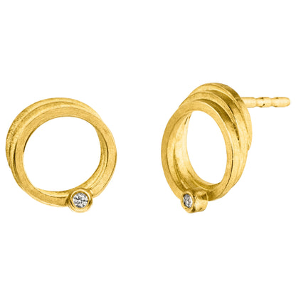 Manu Ohrstecker Gold GO26