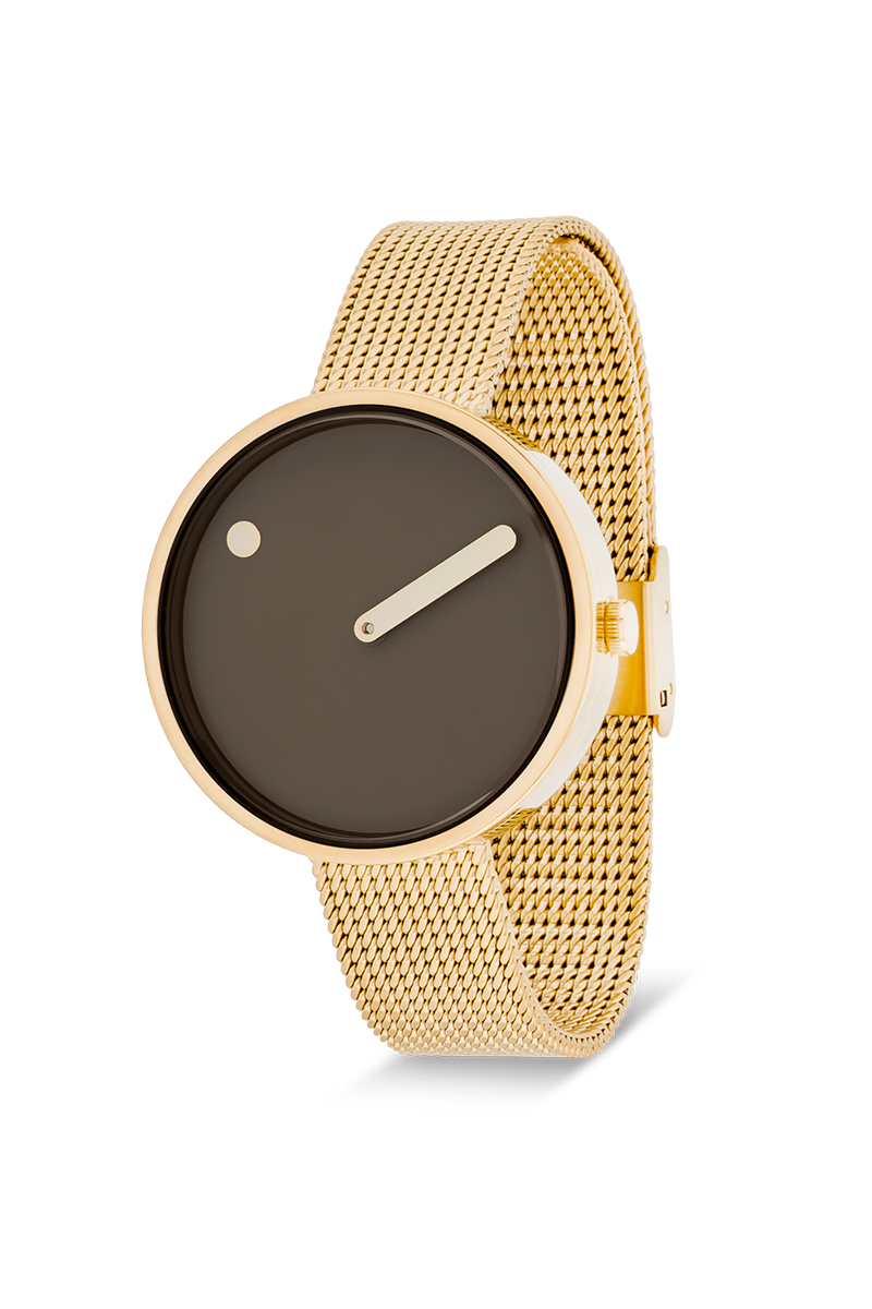 PICTO Uhr 34mm mit Meshband