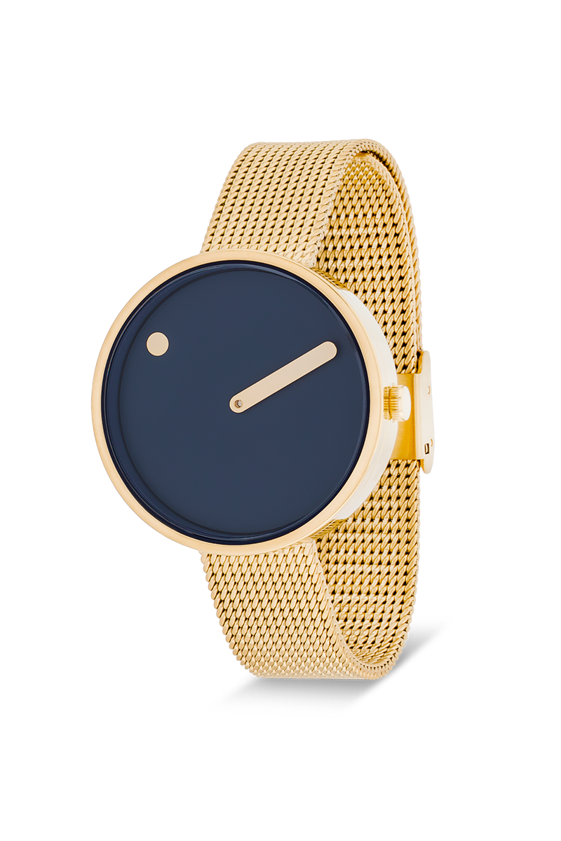 PICTO Uhr 34mm mit Meshband