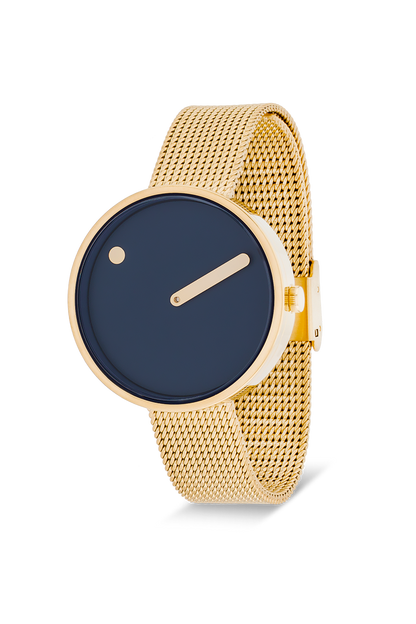 PICTO Uhr 34mm mit Meshband