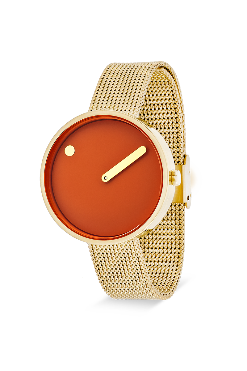 PICTO Uhr 34mm mit Meshband