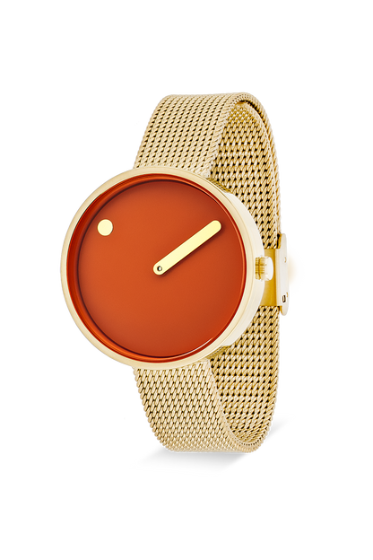 PICTO Uhr 34mm mit Meshband