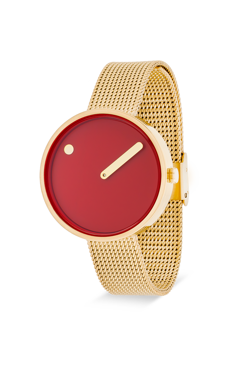 PICTO Uhr 34mm mit Meshband