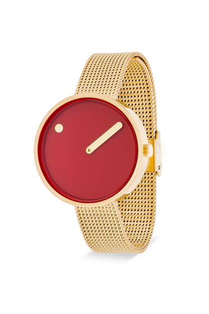 PICTO Uhr 34mm mit Meshband