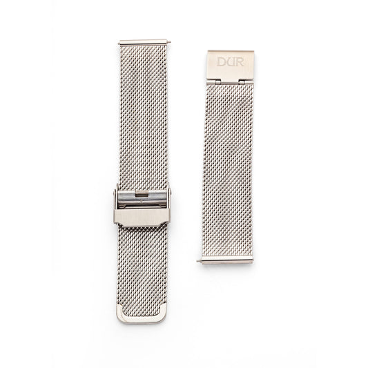 DUR Uhr Armband, Mesh Edelstahl 18 mm