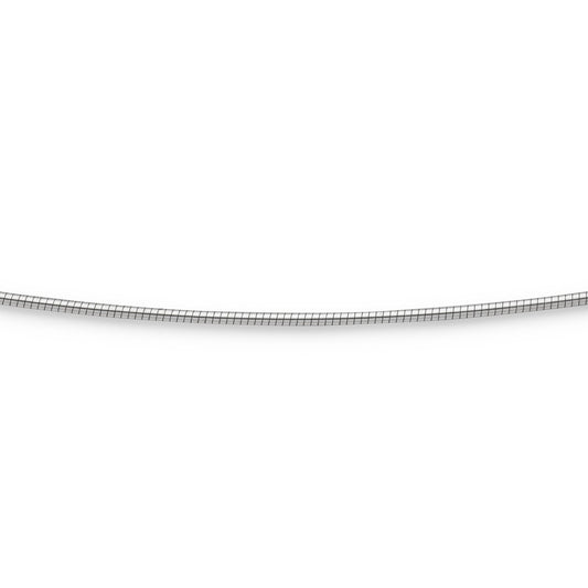 Kette "Omega" rhodiniert
