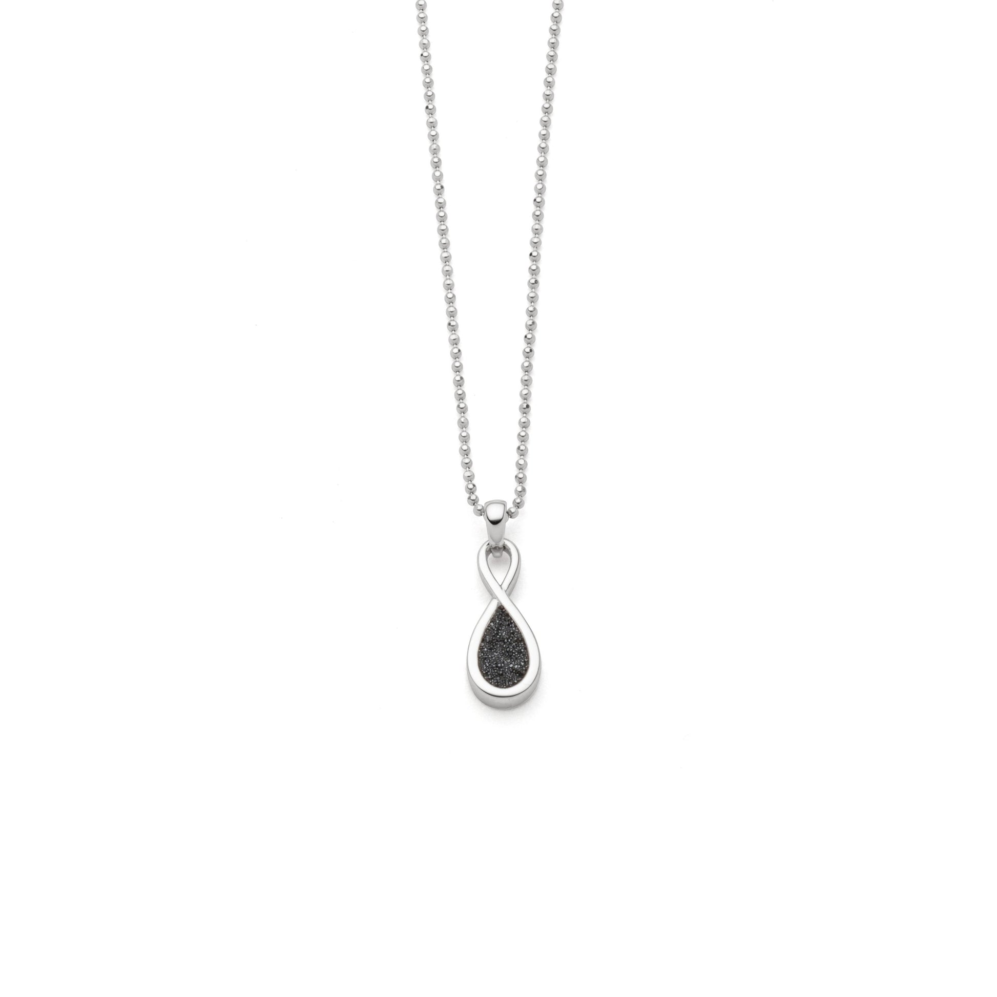 Kette "Forever I" Lavasand