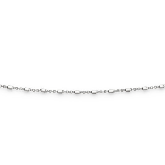 Kette "Fantasie" 1,2 mm" rhodiniert